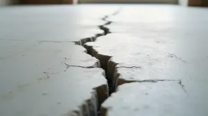 Brak dylatacji wylewki