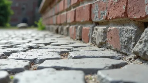 Dylatacja kostki brukowej od ściany
