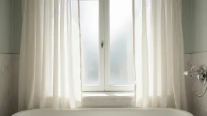 firanki łazienkowe