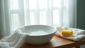 jak prać panele firanowe