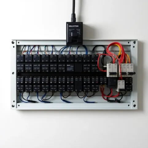 leviton lighting control relay panel