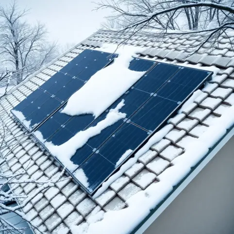 Panele fotowoltaiczne a śnieg