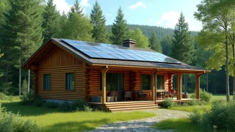 schemat instalacji fotowoltaicznej off grid