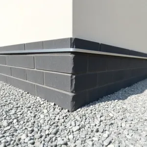 Wykończenie cokołu fundamentu