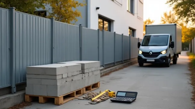 Koszt montażu ogrodzenia panelowego z podmurówką Warszawa